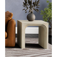Josiane Solid Wood End Table by Loon Peak