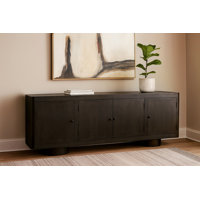 Crossman Solid Wood 4-door Sideboard by Latitude Run