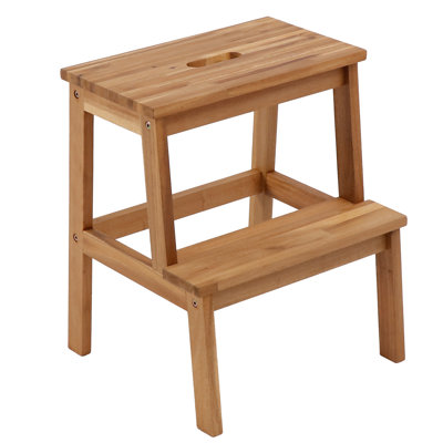 Solid Wood Step Stool by Redwood Rover