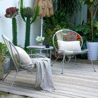 George Oliver 2 - Person Round Outdoor Dining Set by George Oliver