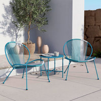 George Oliver 2 - Person Round Outdoor Dining Set