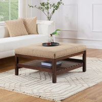 Wilm Coffee Table with Storage Shelf by Winston Porter