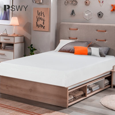 8 Inch Twin Mattress Gel Memory Foam Mattress For Cool Sleep Pressure Relief Medium Firm Mattresses by Alwyn Home