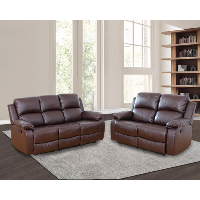 2-Piece Manual Reclining Living Room Sofa Set by Ebern Designs