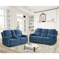 2-Piece Manual Reclining Living Room Sofa Set by Latitude Run