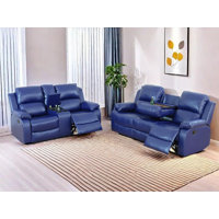 2-Piece Manual Reclining Living Room Sofa Set by Latitude Run