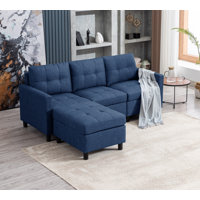 78.2"wide Upholstery Sofa With Square Arms by Latitude Run