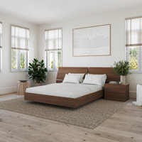Kirkham 3-Piece Queen Size Floating Platform Bedroom Set by Ebern Designs