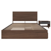 Elnaz 3-Piece Reversible Storage Bedroom Set, Truffle by Millwood Pines