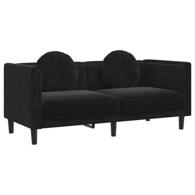 Muk Designs Sofa Chair With Cushion Brown Velvet by Mercer41
