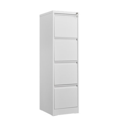 4 Drawer Vertical File Cabinet With Lock,filing Cabinet, Metal Filing Cabinet For Home Office Organizer Storage Cabinet Letter Size/a4/legal File by Latitude Run