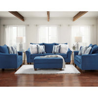 Fabric 4-Piece Living Room Sofa Set by Red Barrel Studio