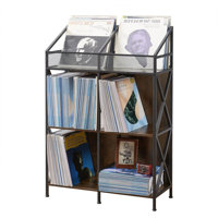 9 Grids Vinyl Record Storage Holder Rack by 17 Stories