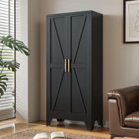 4-tier 61" Tall Metal Kitchen Pantry Storage Cabinet by Gracie Oaks