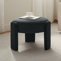 Bliss Modern And Unique Design Fabric Upholstered Ottoman With Wide Paded Seat, Set Of 1 by Mercer41
