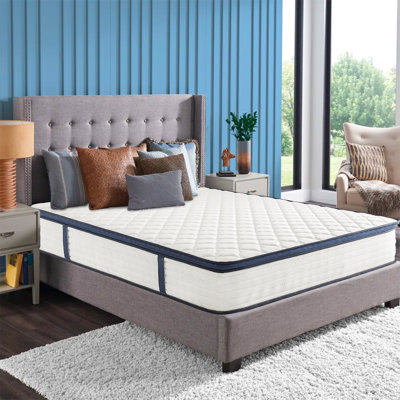 Medium Pocket Spring Hybrid Mattress With Certipur-US Certified Foam by Alwyn Home
