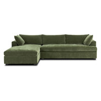 Funke Fabric Sleeper Sectional With Storage by Hokku Designs