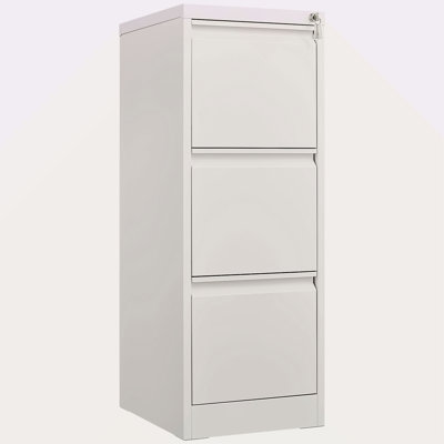 3 Drawer File Cabinet With Lock,two Drawer Filing Cabinet,vertical Metal File Cabinet For Home Office Organizer Storage Cabinet Fit Letter/a4/legal Si