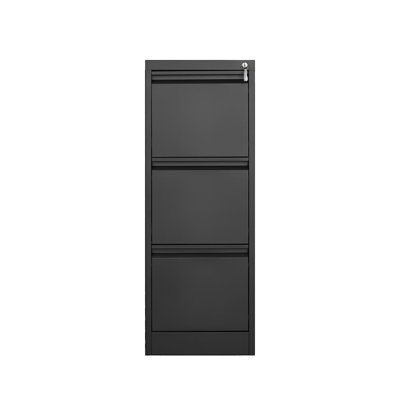3 Drawer File Cabinet With Lock,two Drawer Filing Cabinet,vertical Metal File Cabinet For Home Office Organizer Storage Cabinet Fit Letter/a4/legal Si by Ebern Designs