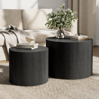 19.7" Round Nesting Coffee Table Set by Latitude Run