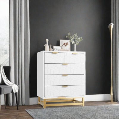 5 Drawer Dresser For Bedroom by Mercer41
