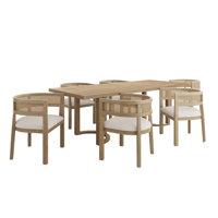 Adar 7-Piece Dining Set by Hokku Designs
