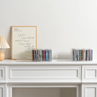 2 Piece Acrylic Media Cd Storage Rack by Ebern Designs