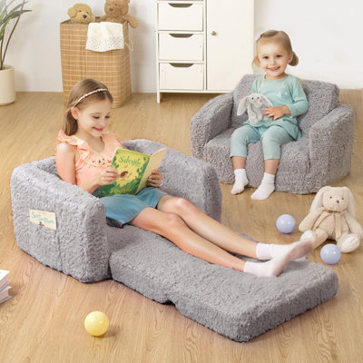 Kids Couch, Kids Sleeper Chairs for Toddler, Kids Folding Sofa by Isabelle & Max