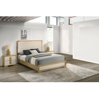Hodnett Mid-Century Modern Bedroom Set With Led Headboard by Latitude Run
