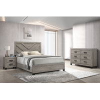 Granville 3 Piece Bedroom Set In Light Gray Wood by Gracie Oaks