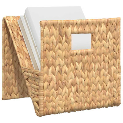 Ophelia & Co. Magazine Holder 12.2"X12.2"X12.2" Water Hyacinth by Ophelia & Co.