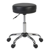Inbox Zero Comfortcare Armless Medical Stool, TAA Compliant - Black by Inbox Zero