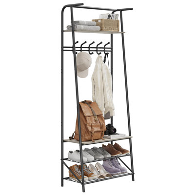 Entryway Shoe Storage With Coat Rack by Ebern Designs