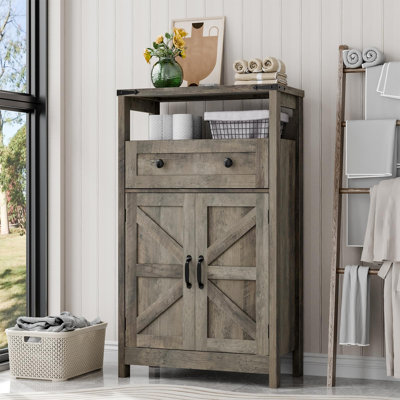 Farmhouse Storage Cabinet For Bathroom, Kitchen, Living Room by Gracie Oaks