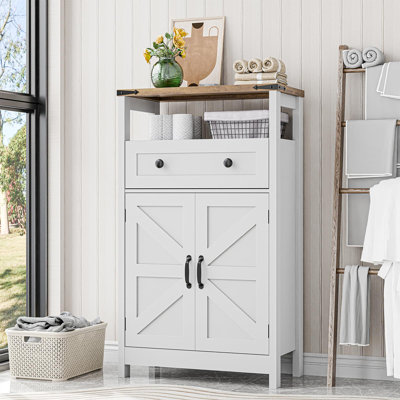 Farmhouse Storage Cabinet For Bathroom, Kitchen, Living Room by Gracie Oaks