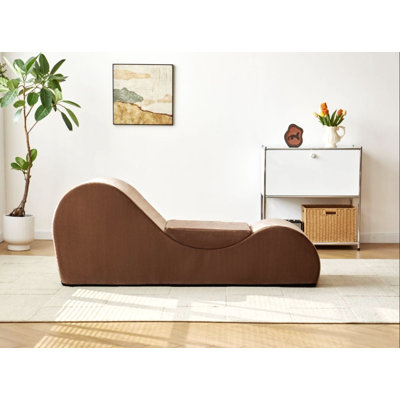 Foam filled Yoga Chasie Lounge by Wrought Studio
