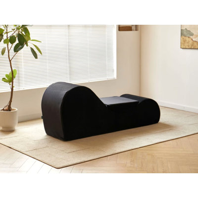 Foam filled Yoga Chasie Lounge by Wrought Studio