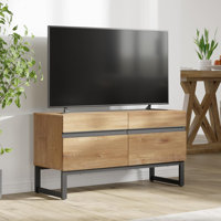 3-Piece Modern TV Stand And End Table Set, Living Room Table Sets, 35 Inch TV Stand And 2 End Table Set With Drawers For Living Room, Entertainment Ce by Latitude Run