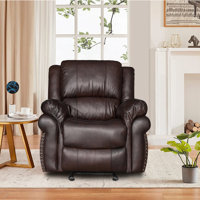 Bargesa Faux Leather Living Room Recliner