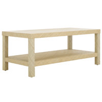 Nadeau Raffia 2 Shelf Coffee Table by Latitude Run