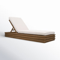 Priya Eucalyptus Patio Chaise Lounge by AllModern