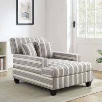 39.76‘’ Fabric Upholstered Chaise Lounge by Dovecove