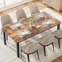 Rozia Dining Table For 6~8 People, 78.7" Long Kitchen Table by George Oliver