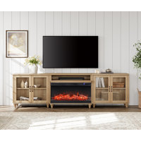 Scarlett TV Stand With 36" Electric Fireplace For Tvs Up To 100