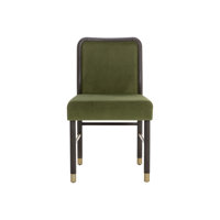 Maudette DINING CHAIR - MEG OLIVE - Green by Everly Quinn
