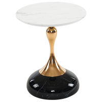 Round Pedestal End Table by Wrought Studio