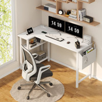 Built-in Outlets / USB L-Shaped Desk Computer Desk by 17 Stories