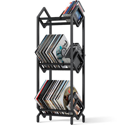Vinyl Record Storage Rack by Rebrilliant