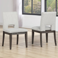 Regan Evan Upholstered Polyester Side Chair by AllModern