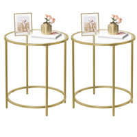 Doynton Glass End Table by Mercer41